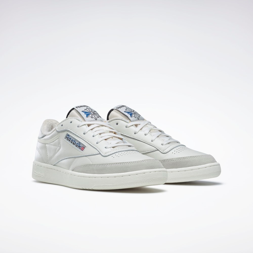 CLASSIC: REEBOK CLUB C 85 WHITE Reebok Club C 85 blanco con azul