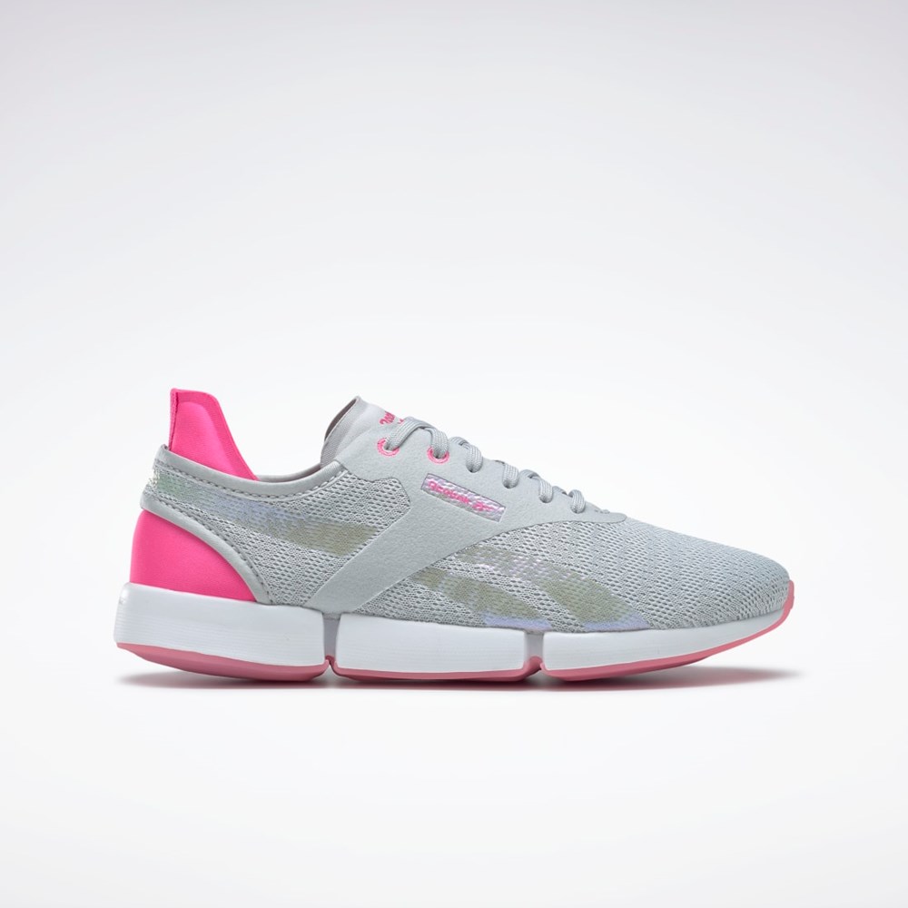 Zapatos Casuales Reebok Mujer Mexico DailyFit DMX 2 Shoes Grises Rosas Blancos