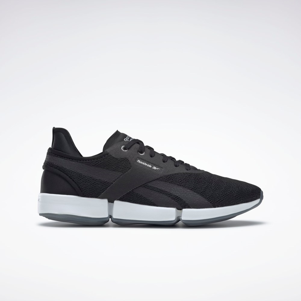 Reebok DailyFit DMX 2 Shoes Precios Mexico Tenis Para Caminar Mujer Negros Blancos Plateados